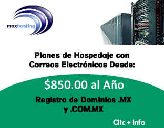 Web Hosting y Registro de Dominios en México